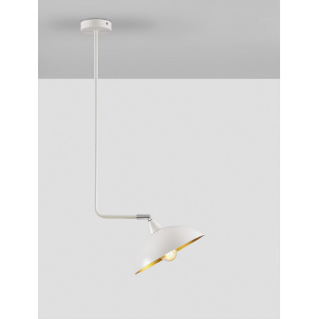 Lampa sufitowa loft Artemis | Biały/Złoty | Decolab24