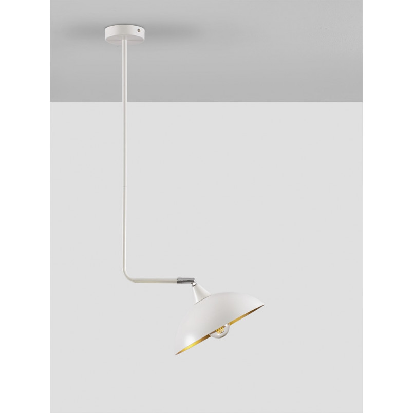 Lampa sufitowa loft Artemis | Biały/Złoty | Decolab24