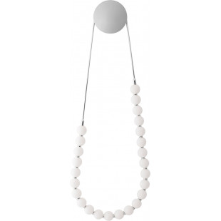 Kinkiet wiszący Moti LED 50cm biały opal / chrom