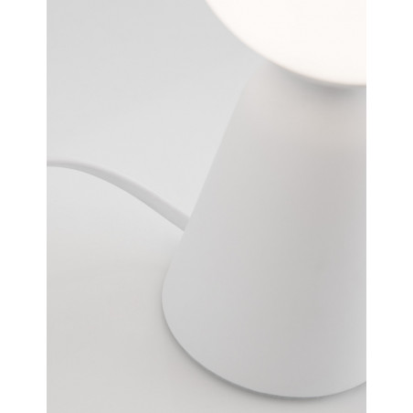 Lampa stołowa Noon: Beton i szkło w stylu Japandi | Decolab24