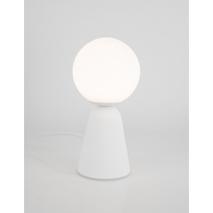 Lampa stołowa Noon: Beton i szkło w stylu Japandi | Decolab24
