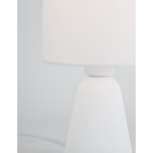 Lampa stołowa betonowa Noon biała | Decolab24