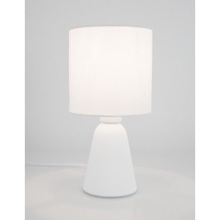 Lampa stołowa betonowa Noon biała | Decolab24