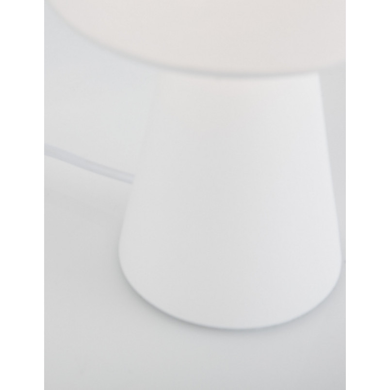 Lampa stołowa betonowa Noon biała | Decolab24