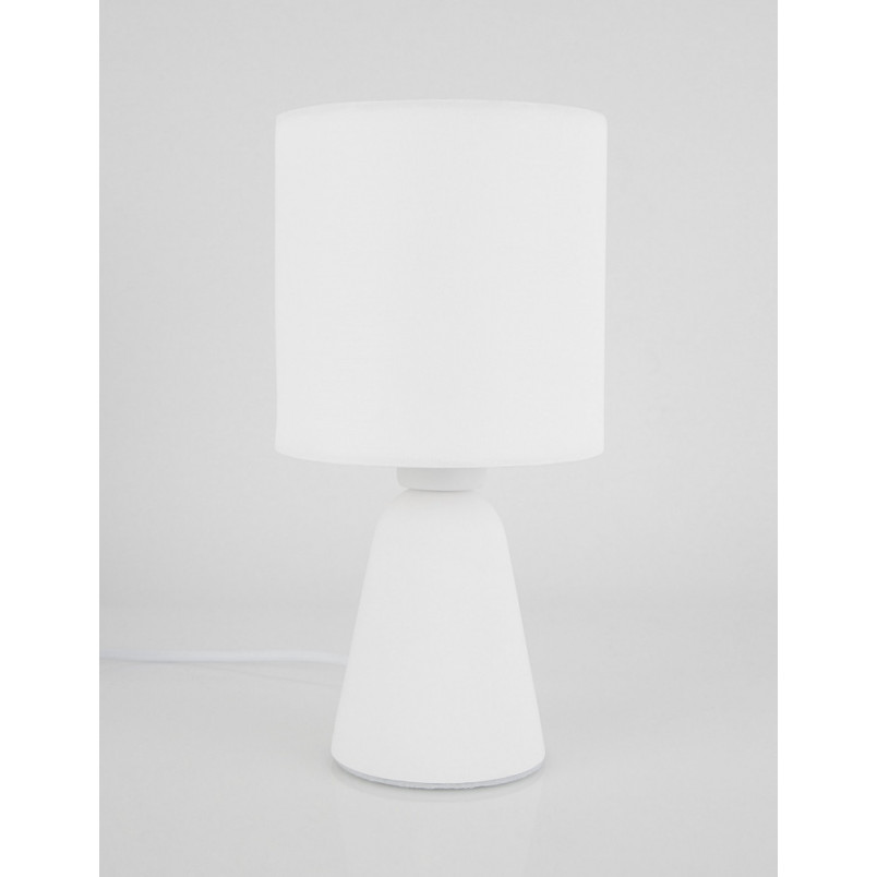 Lampa stołowa betonowa Noon biała | Decolab24
