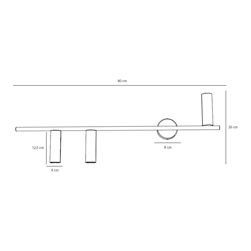 Kinkiet biały Trevo III | Aldex | Minimalistyczny design