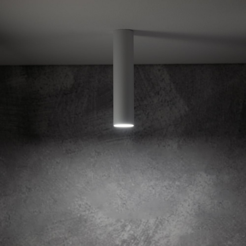 Lampa spot Fourty biała Nowodvorski | Minimalistyczny design