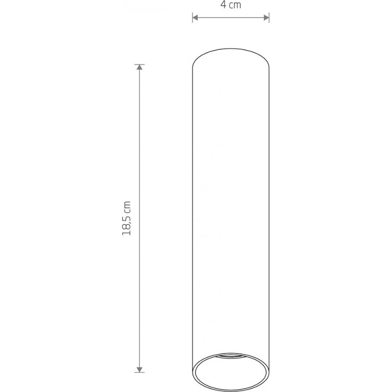 Lampa spot Fourty biała Nowodvorski | Minimalistyczny design