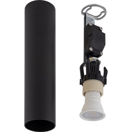 Lampa spot Fourty czarna Nowodvorski - Nowoczesne oświetlenie