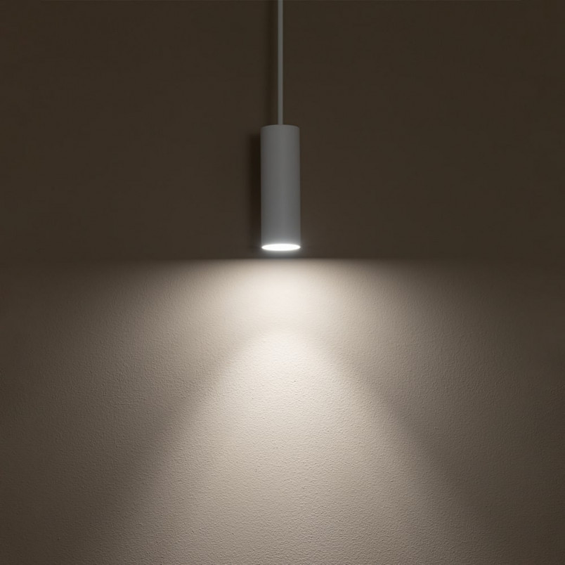 Lampa wisząca tuba Fourty - Nowodvorski | Biała