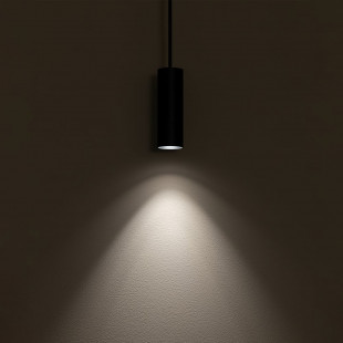 Lampa wisząca tuba Fourty czarna | Nowodvorski - Sklep z lampami