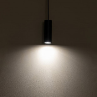 Lampa wisząca tuba Fourty czarna | Nowodvorski - Sklep z lampami