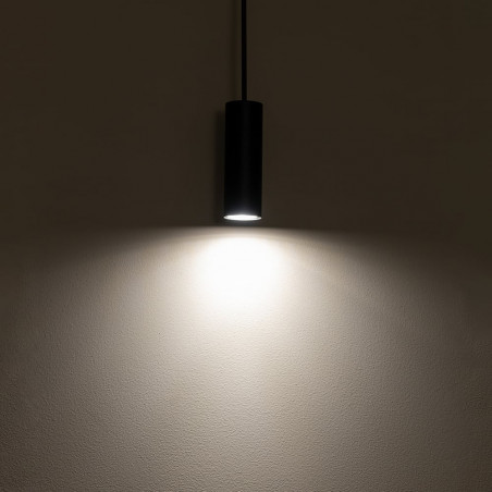 Lampa wisząca tuba Fourty czarna | Nowodvorski - Sklep z lampami