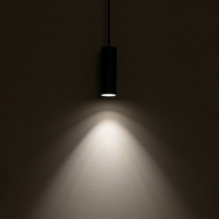 Lampa wisząca Fourty Nowodvorski | Grafitowa tuba LED