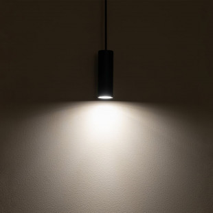 Lampa wisząca Fourty Nowodvorski | Grafitowa tuba LED