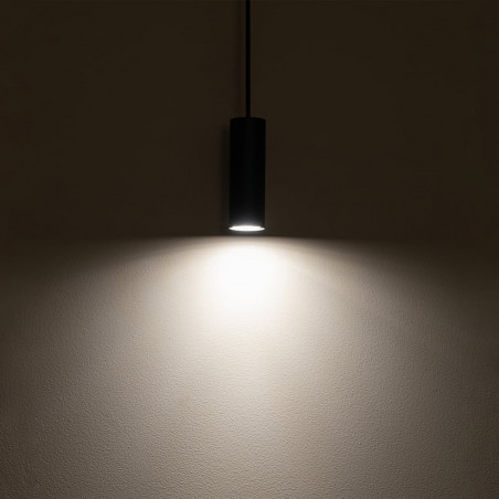Lampa wisząca Fourty Nowodvorski | Grafitowa tuba LED