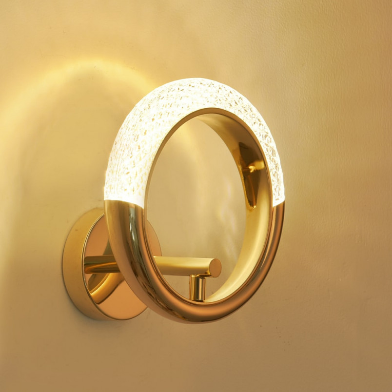 Kinkiet Złoty Kryształowy Jewel | Step Into Design