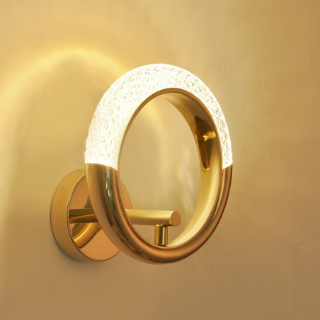 Kinkiet Złoty Kryształowy Jewel | Step Into Design