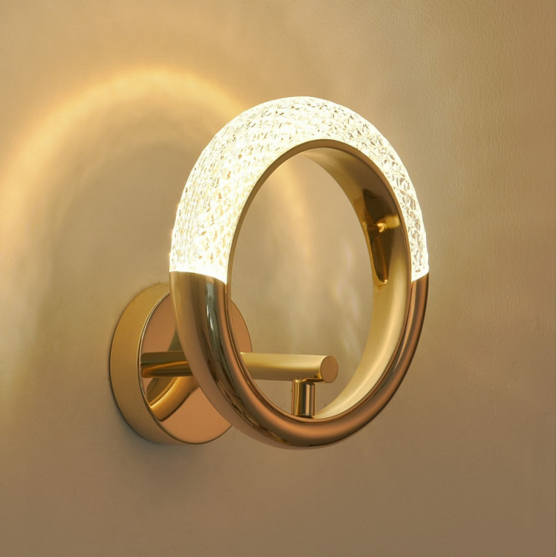 Kinkiet Złoty Kryształowy Jewel | Step Into Design