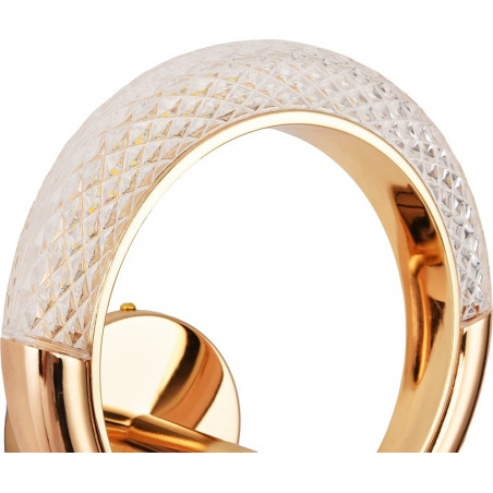 Kinkiet Złoty Kryształowy Jewel | Step Into Design