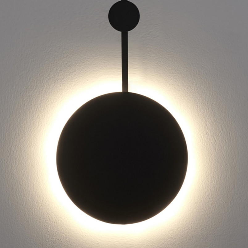 Kinkiet LED Clex Czarny | Step Into Design - Nowoczesne Oświetlenie