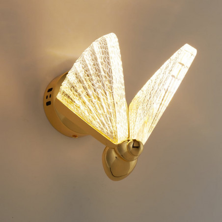 Kinkiet LED "Pszczoła" Złoty | Step Into Design