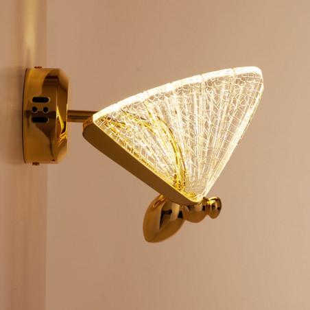 Kinkiet LED "Pszczoła" Złoty | Step Into Design