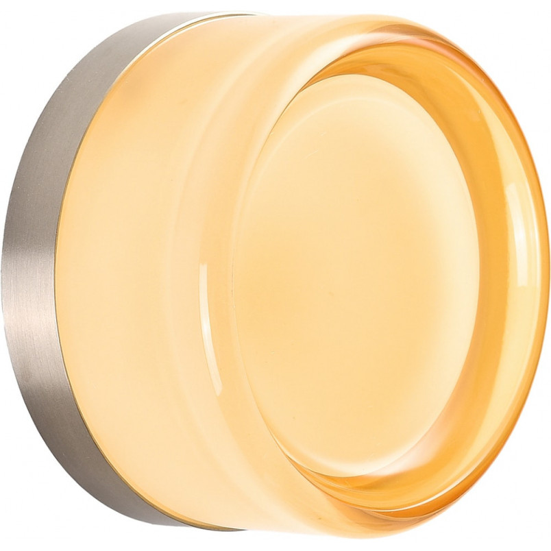 Kinkiet LED Candy | Bursztynowy, Nikiel | Step Into Design