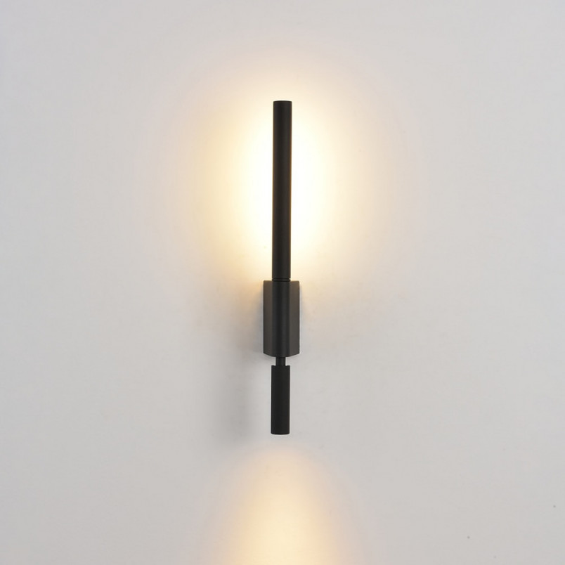 Kinkiet 2 punktowy LED czarny mat - Step Into Design