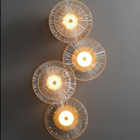 Kinkiet Luxio LED Bursztynowy | Step Into Design - Elegancja i Światło