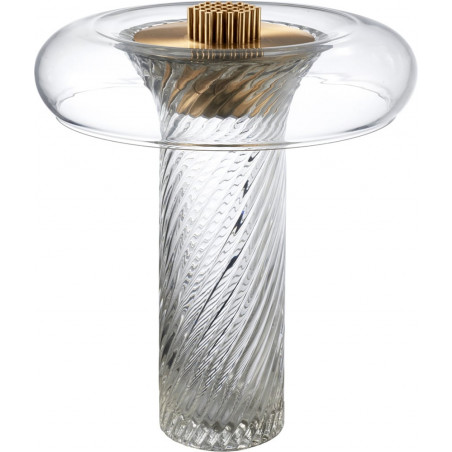Lampa stołowa Claro | Szklana, Art Deco | Step Into Design
