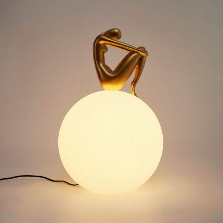 Lampa stołowa szklana Woman II | Step Into Design