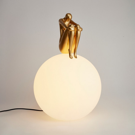 Lampa stołowa szklana Woman II | Step Into Design