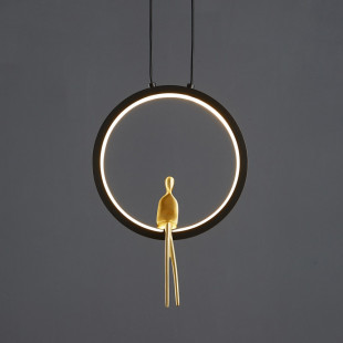 Lampa wisząca Amici LED czarna - Step Into Design