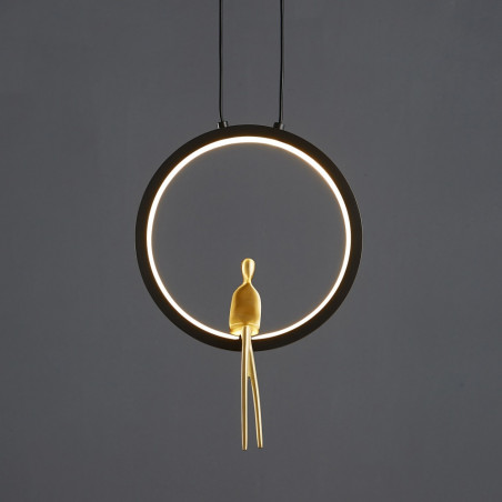 Lampa wisząca Amici LED czarna - Step Into Design