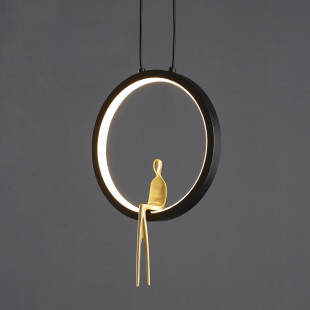 Lampa wisząca Amici LED czarna - Step Into Design