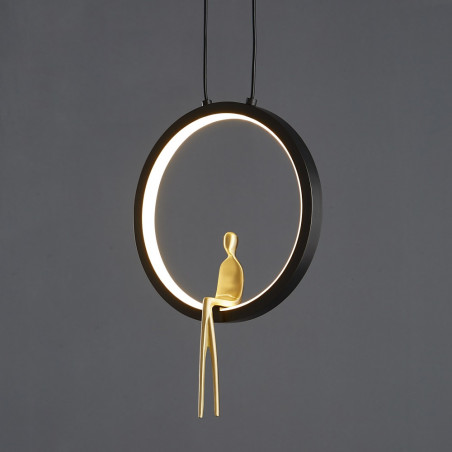 Lampa wisząca Amici LED czarna - Step Into Design
