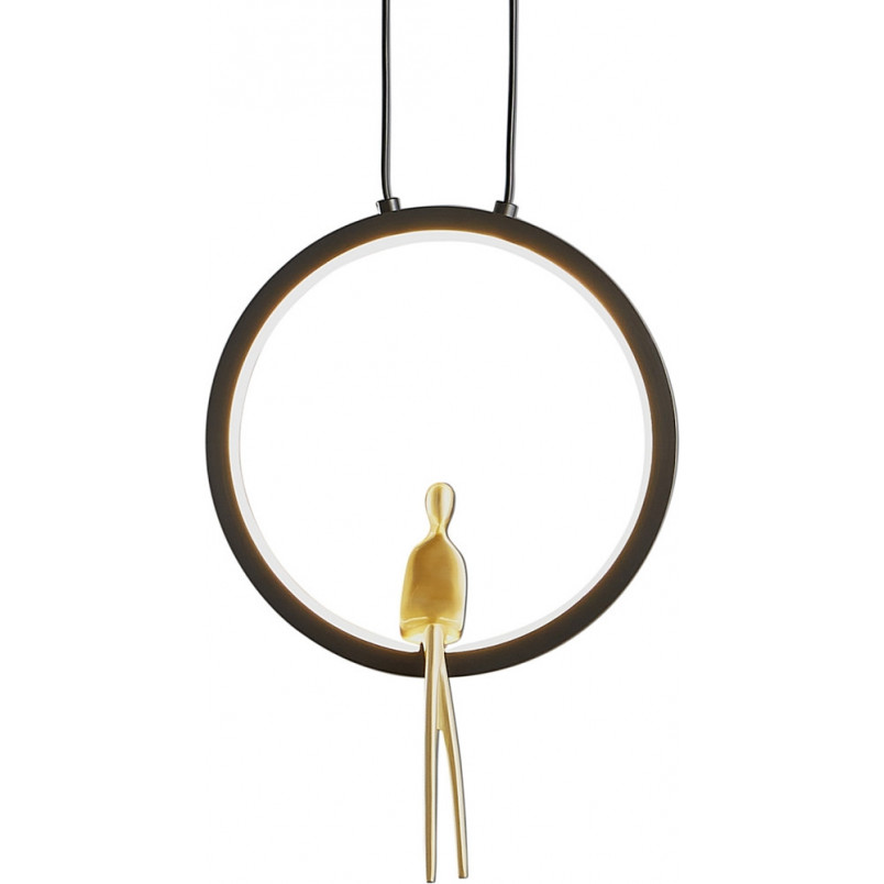 Lampa wisząca Amici LED czarna - Step Into Design