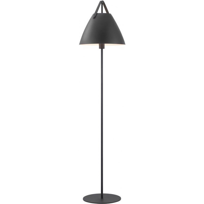 Lampa podłogowa czarna Strap 36 | Design For The People