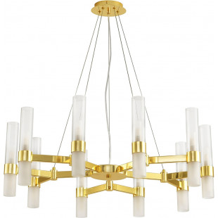 Żyrandol wiszący Candela X 85cm biały / złoty Step Into Design