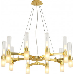 Żyrandol wiszący Candela X 85cm biały / złoty Step Into Design