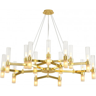 Żyrandol wiszący Candela XV 120cm biały / złoty Step Into Design