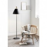 Lampa podłogowa czarna Strap 36 | Design For The People