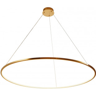 Lampa wisząca Circle Slim LED 120cm złota - Step Design