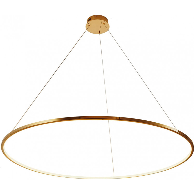 Lampa wisząca Circle Slim LED 120cm złota - Step Design