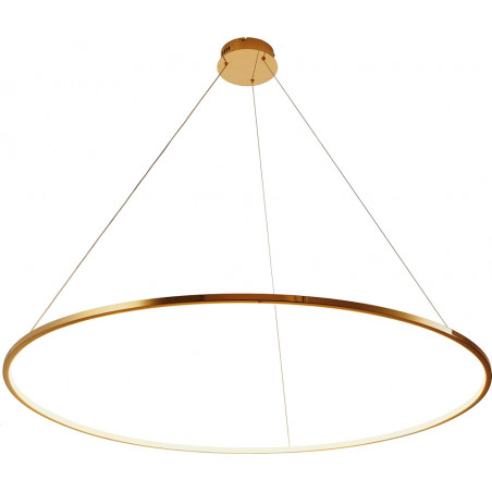 Lampa wisząca Circle Slim LED 120cm złota - Step Design