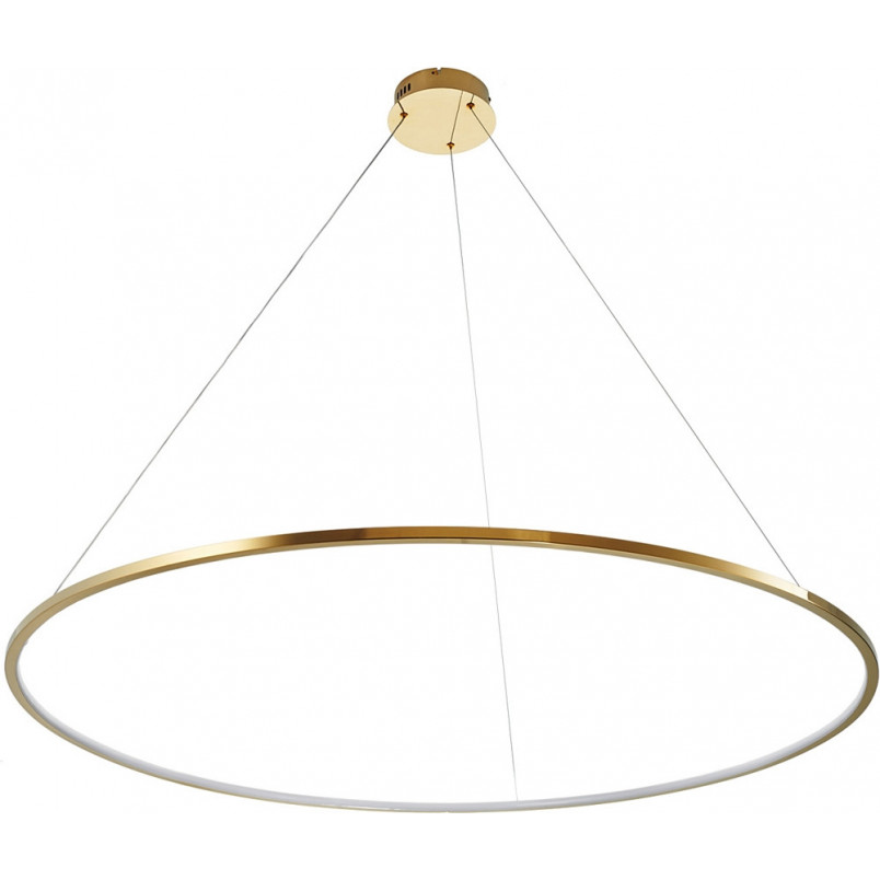 Lampa wisząca Circle Slim LED 120cm złota - Step Design