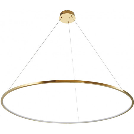 Lampa wisząca Circle Slim LED 120cm złota - Step Design