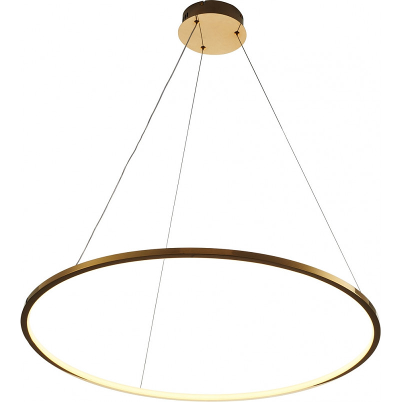 Lampa wisząca Circle Slim LED 80cm złota | Step Design