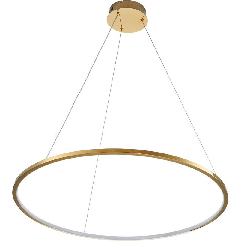 Lampa wisząca Circle Slim LED 80cm złota | Step Design